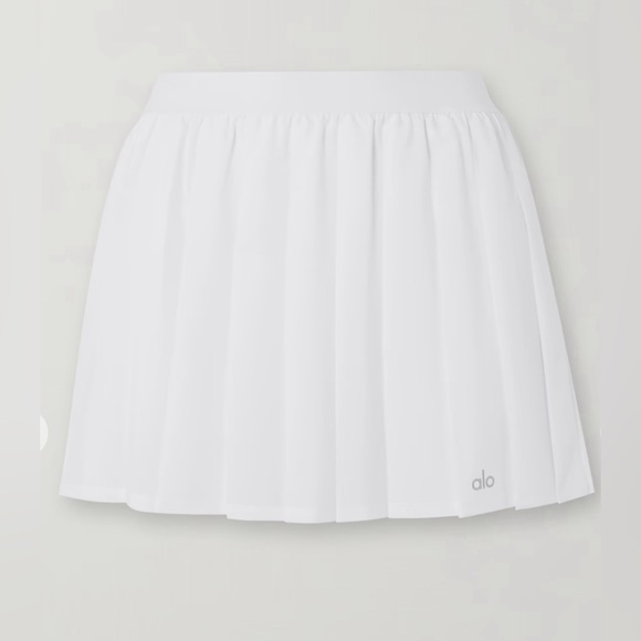 Alo White Pleated Skirt - Picture 3 of 7